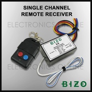 Single Channel Remote Receiver Momentary/Latch On Remote Control Alarm Emergency Alarm Panic Alarm S