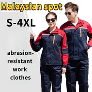 PE safety jacket, long-sleeved safety work clothes, men's and women's protective clothing, abrasion-