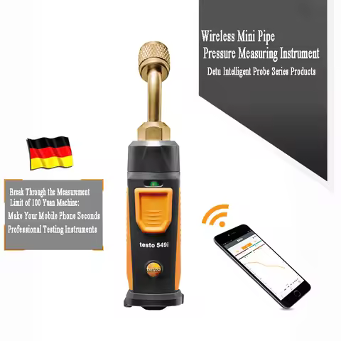 Testo 549i High-pressure Gauge Bluetooth-compatible Smart and Wireless Probe Refrigeration Pressure 