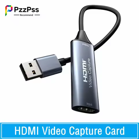 HDMI Video Capture Card 4K 30Hz HDMI to USB 2.0 USB 3.0 USB-C Video Grabber Box For Macbook PS4 PC G