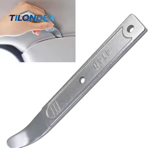 TILONDEX Heavy-Duty 4140 Steel Pry Bar Durable Auto Body Repair Tool for Sheet Metal Upholstery Trim