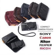 Pu Pouch Camera Bag sony ZV1 ZV1F ZV12 WX500 WX800 WX350 WX220 HX99 G7XII G7XIII SX730 SX740 G9X GRI