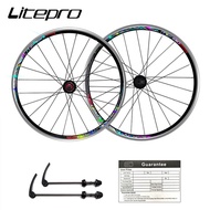 Litepro KFUN/S21 Novatec Hub Wheelset Support 11S 20Inch 406 451 BMX Bicycle Wheels Sealed Bearing D