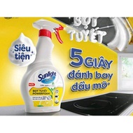 ( Combo 4 Chai) Xịt lau bếp SUNLIGHT 500ml