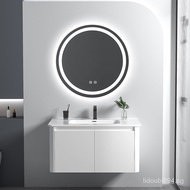 Shan Tai088Alumimum Bathroom Cabinet Combination Washbasin Washstand Wash Basin Simple Smart Mirror Cabinet round Mirror