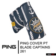 PING COVER PT BLADE CAPTAINS 261 PING HEAD COVER ปลอกหัวไม้กอล์ฟ ปลอกหุ้มหัวไม้กอล์ฟ
