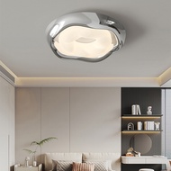 New Modern LED Ceiling Lamp Chrome 40W Bedroom Studyroom Ceiling Lights Home Decor Lighting Fixtures