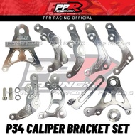 BREMBO P34 2POT CALIPER BRACKET SIAP SKRU FRONT REAR DEPAN BELAKANG Y15 Y16 RS150 RSX LC4S WAVE110 W