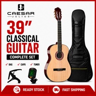 CAESAR (G-396) Full Size Classical Nylon Guitar With Accessories Set 39" Gitar Classical Nylon Murah