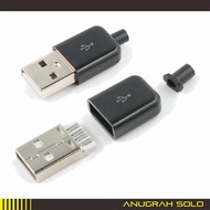 ES SOCKET USB TYPE-A male usb SOCKET 4 pin usb hub