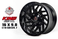 ล้อแม็กใหม่ ขอบ16 - COSMIS รุ่น KING DEVIL - สีดำเงา - ขอบ16 x 9.0 x 6รู139 ET0/0 - ส่งฟรี Kerry Express - กรุณาสอบถามสต็อกก่อนกดสั่งซื้อ