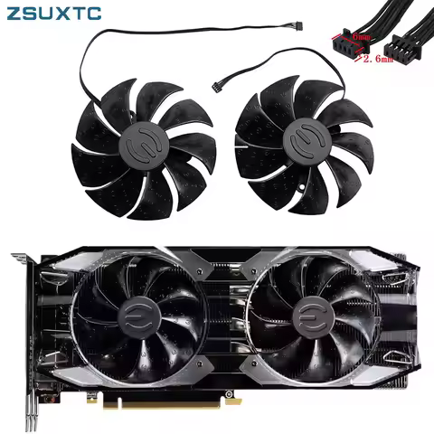 87mm PLD09220S12H RTX2080 Ti 2060S Graphics fan for EVGA GeForce RTX 2080Ti 2080 2070 2060 XC ULTRA 