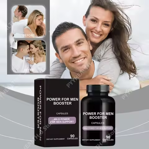 Dietary Supplement Capsules for Men's Vitality and Physical Wellness for Adult Dietary Health Suppor