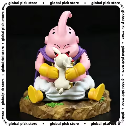 Anime 8cm Dragon Ball Majin Buu Anime Figures Q Version Figurine Pvc Statue Gk Model Toys Collectibl