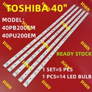 NEW 1 SET TOSHIBA 40"TV LED BACKLIGHT 40PB200EM 40PU200EM 40PB200 40PU200