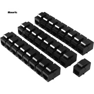 25 Pcs Rj45 Coupler Cat6  Jacks Inline Coupler Female to Female Insert Coupler