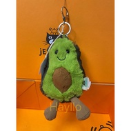 GANTUNGAN JELICAT Amuseables Avocado Bag Charm JelIcat Viral Doll Avocado JelIcat Keychain Gift Frui