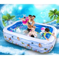 3-storey swimming pool 1m8 Large Rectangular Bottom Anti-Slip For Children - outdoor motor toys for 