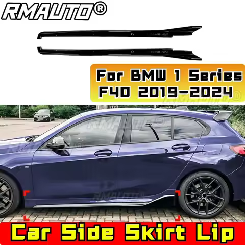 For BMW 1 Series F40 Car Side Skirt Lip Side Skirt Spoiler Guard Kit For BMW 1 Series F40 M Sport 20