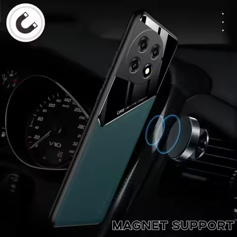 Luxury Leather Lens Protect Case for OnePlus 12 R 11 R 10T Pro 8T 10R Ace 2V Nord CE4 3 Lite 2 4G 5G