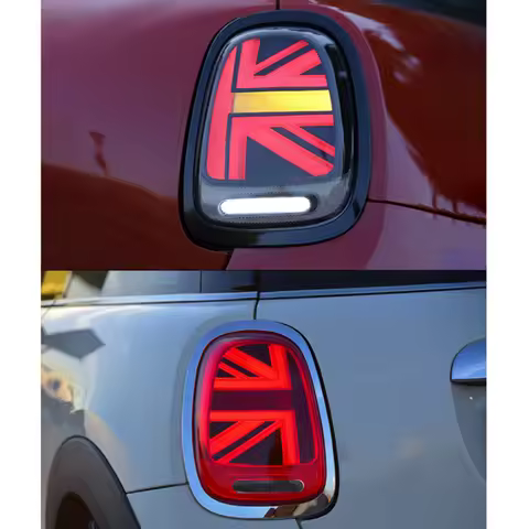 Pair LED Tail Lights For Mini Cooper F55 F56 F57 2014-UP Modified Cooper Car LED Rear Lamp Auto Tail