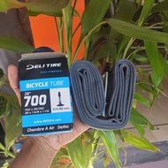 Delitire inner tube 700 x 25 / 28c fv 80mm fixie road bike racing tire 25c presta 8cm