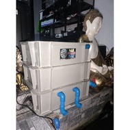 DIY FILTER BOX FOR FISH POND AND LARGE AQUARIUM OR MONSTER TANK