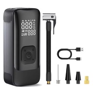Car Tire Inflator Portable Air Pump with Power Bank Function Type-C Wireless Battery Compressor for 