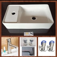 Wikea 502 sink 46x25x12 square sink/