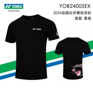 Hot Sale YONEX Hot Sale YONEX Trendy Badminton Jersey Open Game Culture Shirt Men Women 100% Cotton 