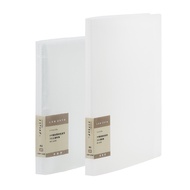 [Pulling i Stationery] Lianqin Brand PP Plastic 20pcs A5/B5 Data Book Simple Style Natural Color Mat