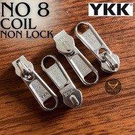 YKK No. 8 Coil Zipper Head Number 8 Non-lock Zipper DFLNilon