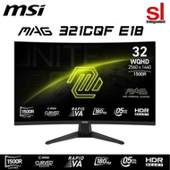 MSI MAG 321CQF E18 31.5 VA 2K 2560x1440 WQHD 180HZ Curved GAMING MONITOR