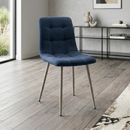 Furniture Direct ELLY Fabric Dining Chair-Blue