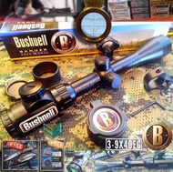 Bushnell Banner ต้นฉบับ กล้องติดปืน 3-9x40EGขอบเขตออปติก เรนจ์ไฟเขียวสีแดงราง  แบตเตอรี่ในตัวขอบเขตแสงส่องสว่าง