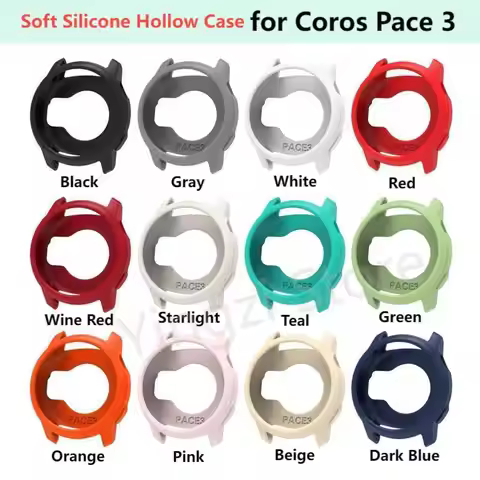 New Silicone Hollow Case for Coros Pace 3 2 Smart Watch Strap Soft Protective Shell for COROS PACE3 