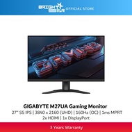 GIGABYTE M27UA 27'' UHD 160Hz SS IPS Gaming Monitor