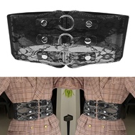 Mo* Waist Cincher Lace Waistband Girdle Elegant Belt Dress Cowgirl Modern Elastic
