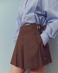 Before Sunset - Cheddar Pleated Skirt | กระโปรงพลีท มีอะไหล่ปรับขนาดเอวได้