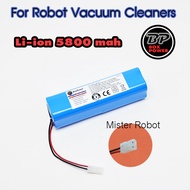 แบตเตอรี่สำหรับหุ่นยนต์ดูดฝุ่น Mister Robot  , Self Clean Max Li-ion 5800 mAh 14.8V