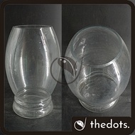 H 40CM GLASS VASE 8055 CONTAINER FLOWER DECORATION FOR GROWING AQUATIC PLANTS PASU BUNGA KACA