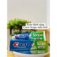 Crest Scope Toothpaste New Model 232g, New Version Toothpaste Whitens Teeth More Than 35% Crest