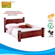 ✔XL 6501 Queen Wooden Bed / Frame Katil Kayu Double