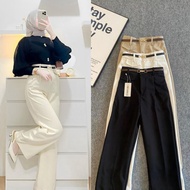 CODE G57L Oro Pants Loose Pants HighWaist Trousers Contemporary Women's Culottes Oro Pants Knit High