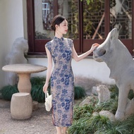 IBUY IBUY 2026 Spring Summer New Cheongsam National Style Long New Style Daily Cotton Linen Temperam