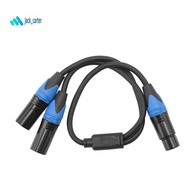 50cm XLR Splitter Cable 1 XLR Female to 2 XLR Male XLR Y Splitter Cable Microphone Splitter Cord for
