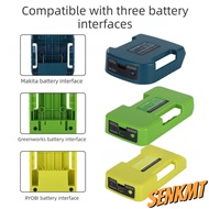 SENKMT Battery Adapter Holder, Portable USB Type-C Charger Belt Clip,  Multifunctional 40V Lithium B