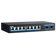 9-Port 2.5G Poe Ethernet Switch Unmanaged, 8 x 2.5G Poe Base-T & 1 x 10G SFP, Multi-Speed Network Sw