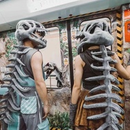 เครื่องแต่งกายโครงกระดูก Dinosaur Skeleton Dinosaur Skeleton Cosplay ชุดสำหรับคอสเพลย์และงานปาร์ตี้ฮ