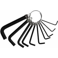 Hexagon Allen Key Wrench Set On A Key Ring 1.5mm - 6mm 8pcs
